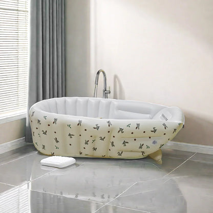 Animal Baby Inflatable Bathtub – Portable Outdoor Swimming Pool for Newborns & Kids