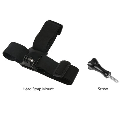 Action Camera Accessories Kit - Adjustable Head Strap & Chest Mount Holder for GoPro, DJI, Insta360 & More