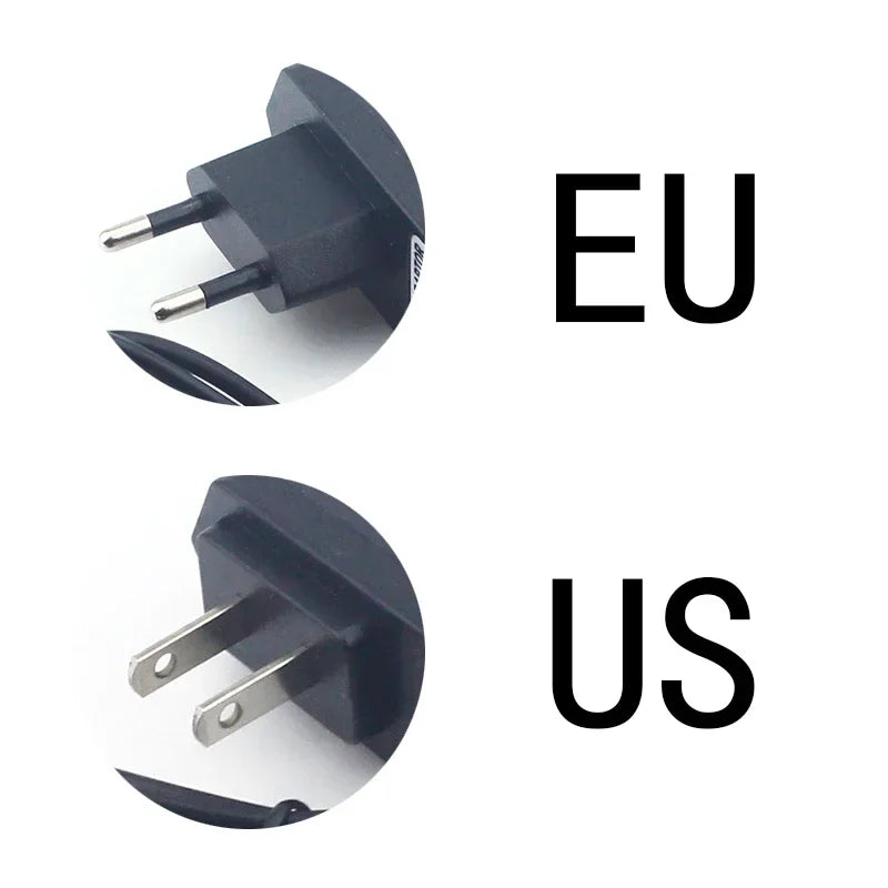 Universal AC/DC Power Adapter - 110–240V Input, 3V–24V Output for LED Lights and Electronics