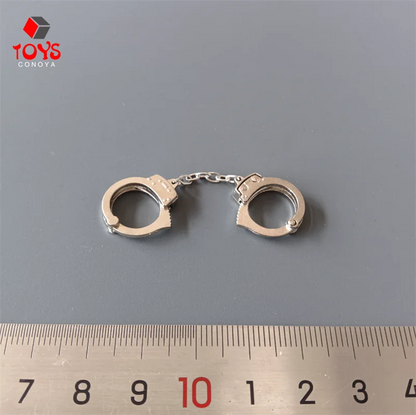 Vstoys 1/6 Scale Metal Handcuffs – Openable Soldier Scene Props for 12" Action Figures