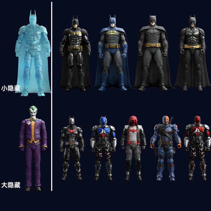Batman Arkham Knight Joker V8.04 Building Blocks - Dark Knight Deathstroke Red Hood Action Figure Model Toy Set