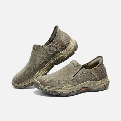 Skechers DJ RESPECTED Men's Slip-On Shoes - Lightweight Casual Canvas, Comfortable, Breathable & Anti-Slip Sneakers