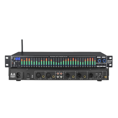 EQ31SUB Digital Equalizer - 31 Stage Tuner for Professional Stage Performance & Noise Reduction