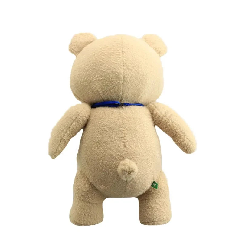 46cm TED Plush Teddy Bear – Soft Stuffed Animal Toy in Apron Style, Movie-Inspired Gift for Kids