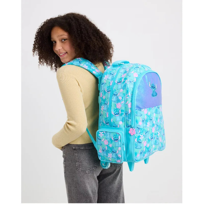 7PCS Genuine Australia Stitch Kawaii Set — Children’s School Backpack, Lunch Bag & Water Cup, Double Shoulder Bag for Girls, Gift Set