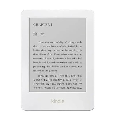Original Kindle 6/8 Used eBook Reader, 6-Inch E-Ink Touchscreen WiFi eReader, No Light, Better Than Kobo