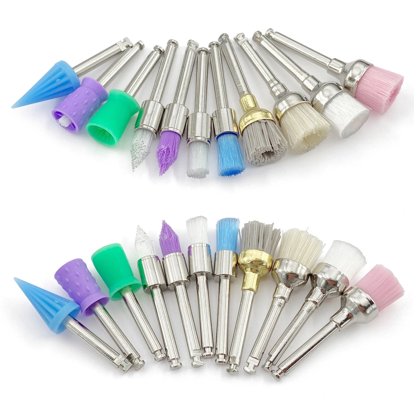 WELLCK Dental Silicone Grinding Heads – 12/10pcs Teeth Polisher for Low-Speed Dental Tools & Lab Use