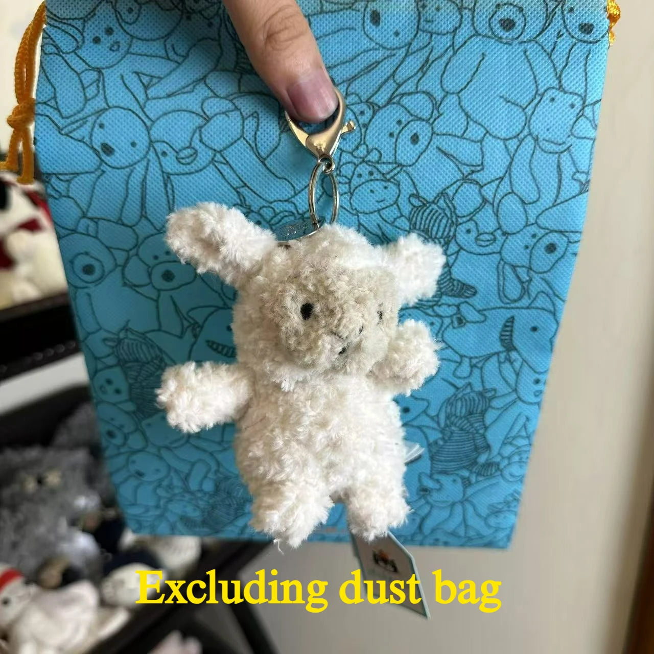 Cute Plush Bag Charm Keychain - Kawaii Soft Toy Pendant Birthday Gift for Girls