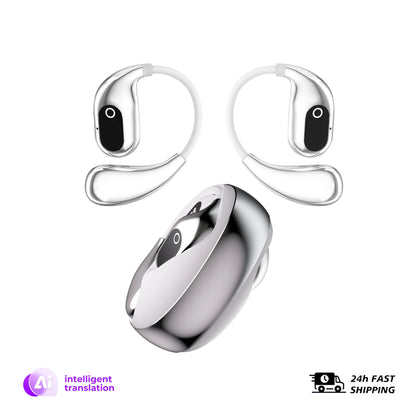 AI Translator Wireless Earbuds — Real-Time 144-Language Bluetooth Headphones for Travel