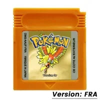 Pokemon GBC Game Cartridge — Red, Blue, Crystal, Gold, Green, Silver, Yellow 16-Bit for GB/SP