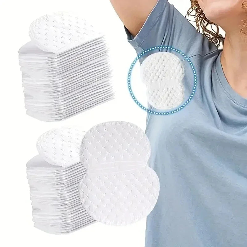 10/20/40/50PCS Unisex Sweat Pads – Disposable Underarm Anti-Perspiration Deodorant Shields for Summer