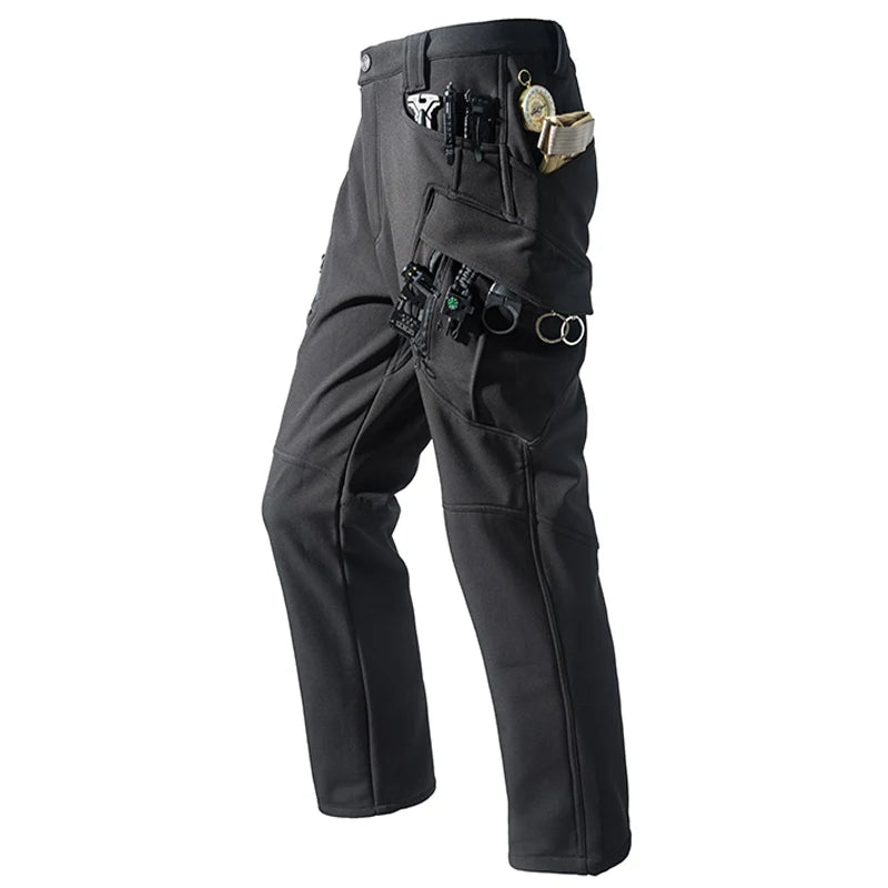 Men’s Fleece Softshell Cargo Pants M–5XL – Winter Outdoor Hiking, Fishing, Climbing & Camping Tactical Trousers