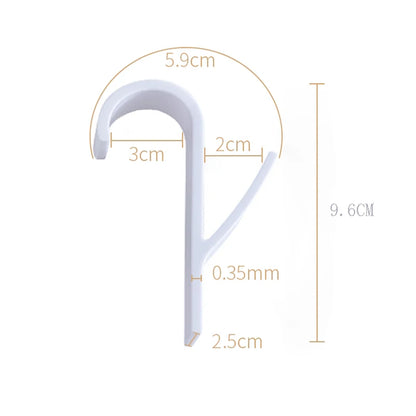2-6PCS Heated Towel Radiator Hooks — Multi-Purpose Coat, Scarf & Clothes Hangers for Bathroom