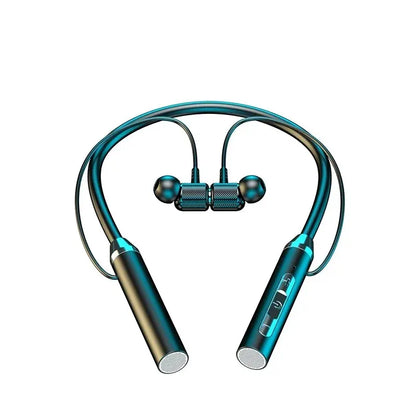 Waterproof Sports Bluetooth Wireless Headset: G01 Neck-Hanging Binaural In-Ear Design with Super Long Standby Battery Life