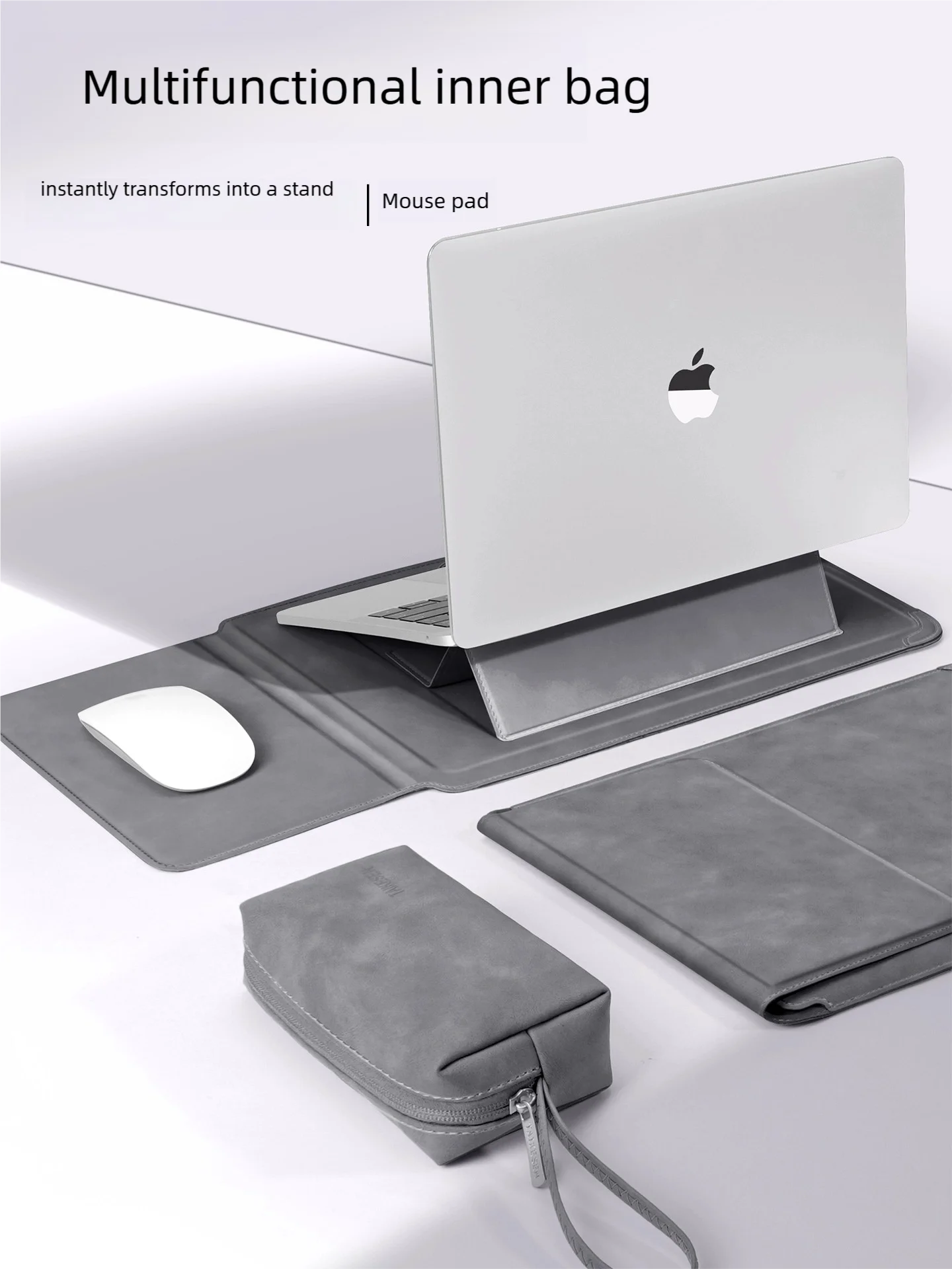 Laptop Sleeve Case 13–16 Inch – Notebook Bag with Stand for MacBook, Huawei, HP, Dell, Air & Pro, Unisex