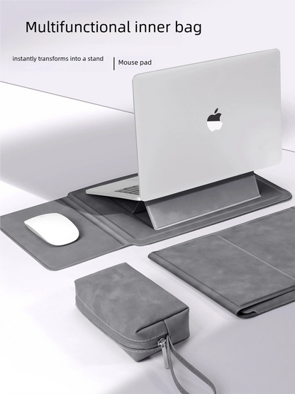 Laptop Sleeve Case 13–16 Inch – Notebook Bag with Stand for MacBook, Huawei, HP, Dell, Air & Pro, Unisex