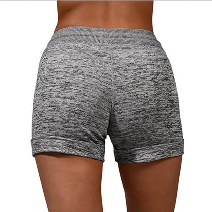Summer Women’s High Waist Elastic Printed Shorts — Casual Sport Fitness Running Oversize Sweatpants