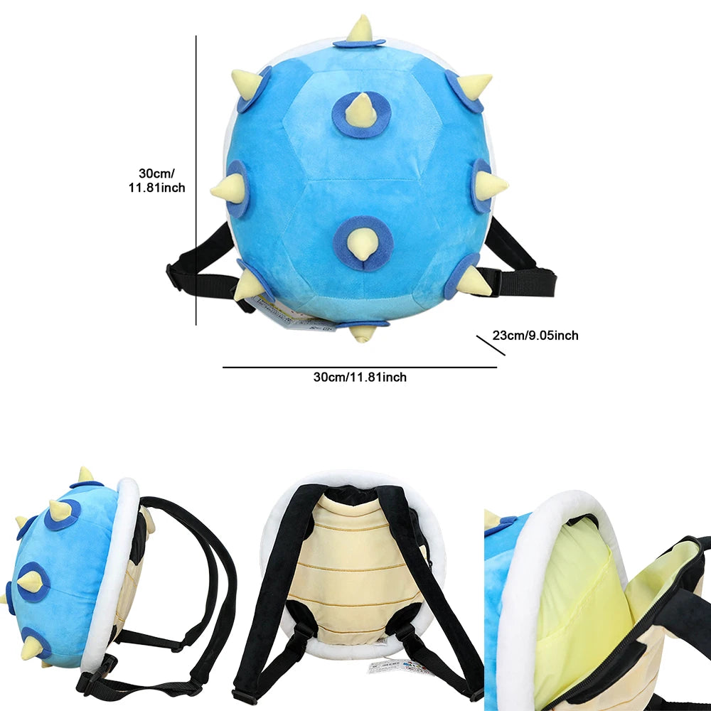 Super Mario Plush Backpack – 9 Styles Including Bowser, Yoshi & Koopa Troopa Cartoon Stuffed Toy Bag