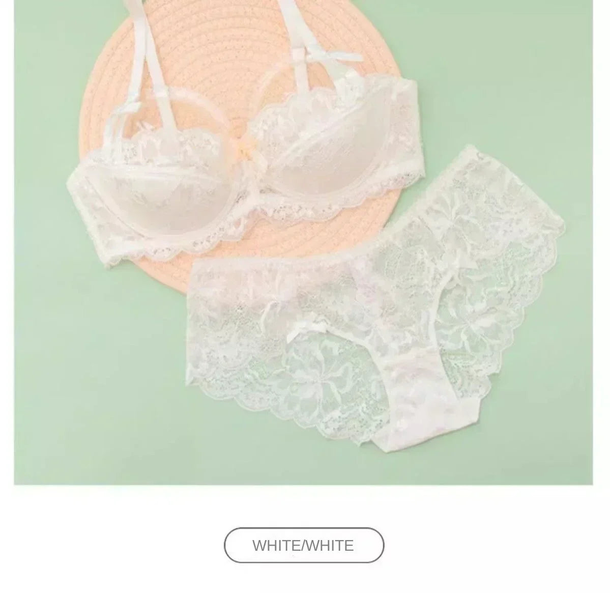 MOYISU French Romantic Lace Bra – Comfortable, Breathable & Sexy Slim Fit Underwear for Women