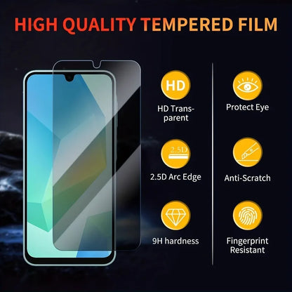 5PCS Privacy Tempered Glass Screen Protector – Anti-Spy Glass for Samsung Galaxy A11–A56 Series Protection