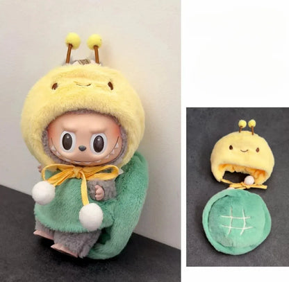 17CM Labubu Cute Milk Doll Clothes – Handmade Outfit Accessories for V1 & V3 Dolls