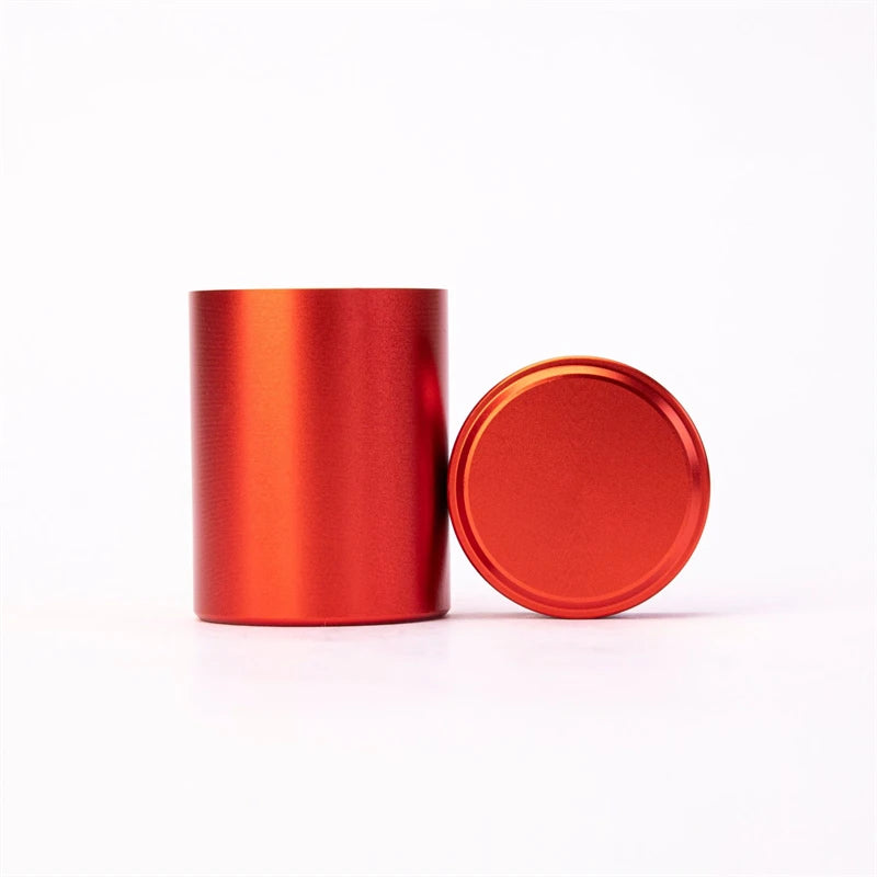 New Airtight Smell-Proof Stainless Steel Container — Mini Tea & Herb Stash Jar for Tea, Coffee Storage