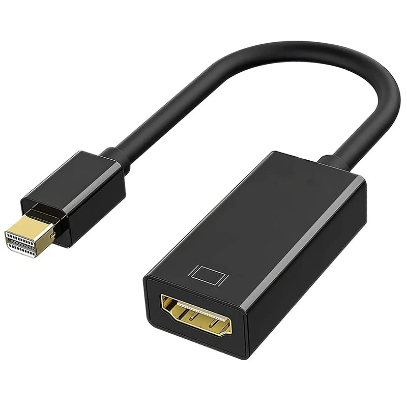 Mini DisplayPort to HDMI Adapter – 4K/1080P Mini DP Male to HDMI Female Converter for MacBook Air/Pro