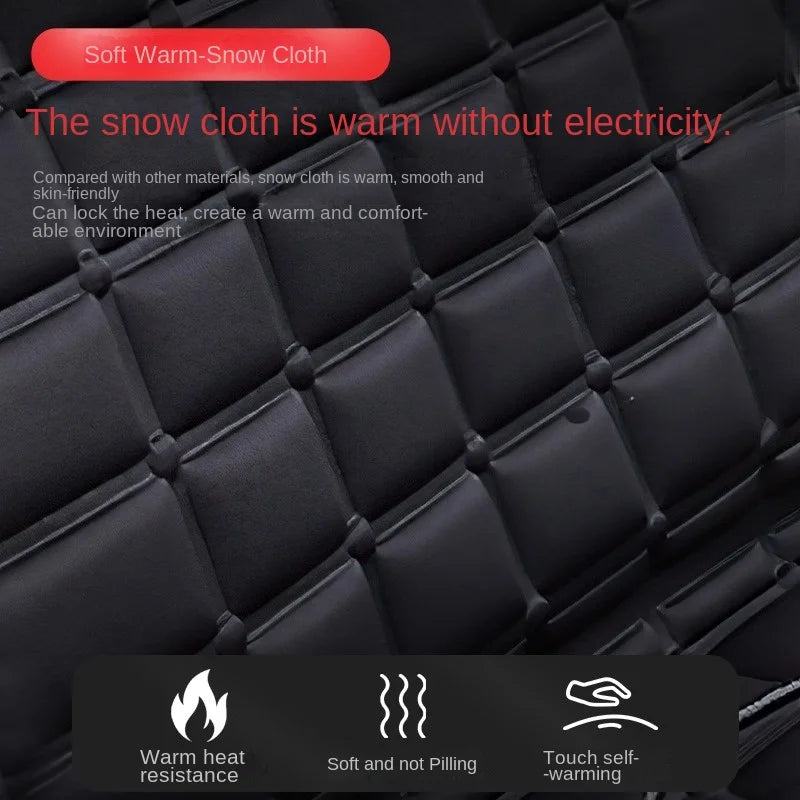 12V Car Heated Seat Cushion – Electric Quick Heating Winter Seat for Small Cars