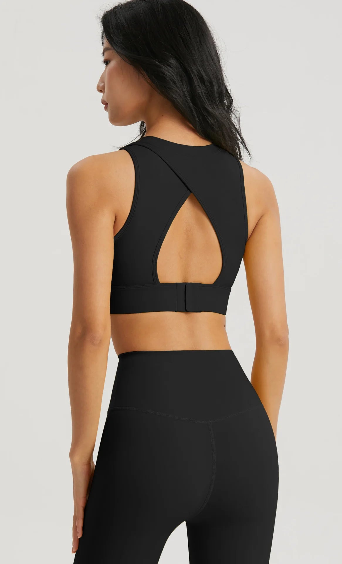 INLUMINE Anti-Light Sports Bra – Backless Yoga & Gym Fitness Top for Women