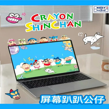 Kucikuji Crayon Shin Chan Blind Box Toy – Kawaii Anime Figure for Car, Phone & Computer Decor