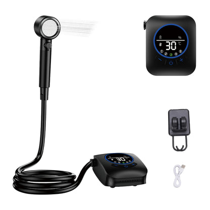 Rechargeable Camping Shower 3.6V 8000mAh – IPX8 Waterproof Portable Outdoor Shower 6L/min