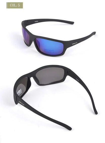 Men's Polarized Sport Sunglasses – UV400 Hiking Glasses with Polaroid Lenses, TG5104 Hipster Style