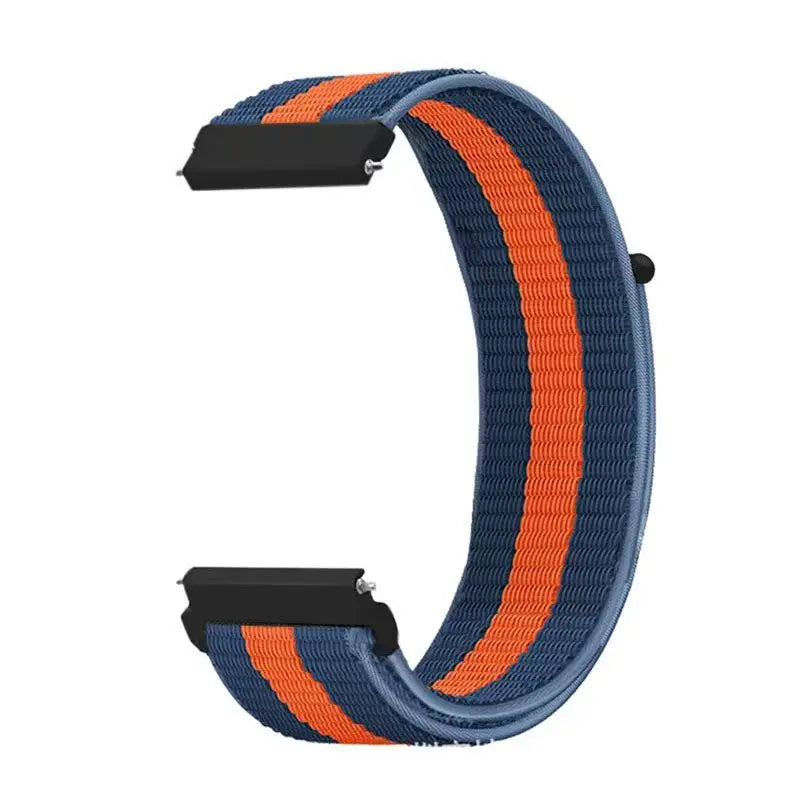 22mm Sport Nylon Loop Watch Band – Breathable Replacement Wristband for NORTH EDGE APACHE-46 Smartwatch, Durable Adjustable Strap