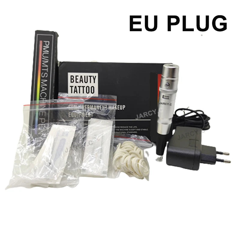Permanent Makeup Tattoo Pen Machine - Eyebrow and Lip Microblading Tattoo Gun for PMU Beginners