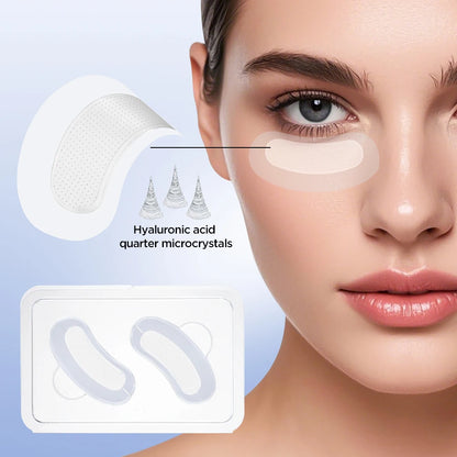 Microneedle Eye Patches - Hyaluronic Acid Eye Mask for Anti-Wrinkle, Dark Circle & Moisturizing Skin Care