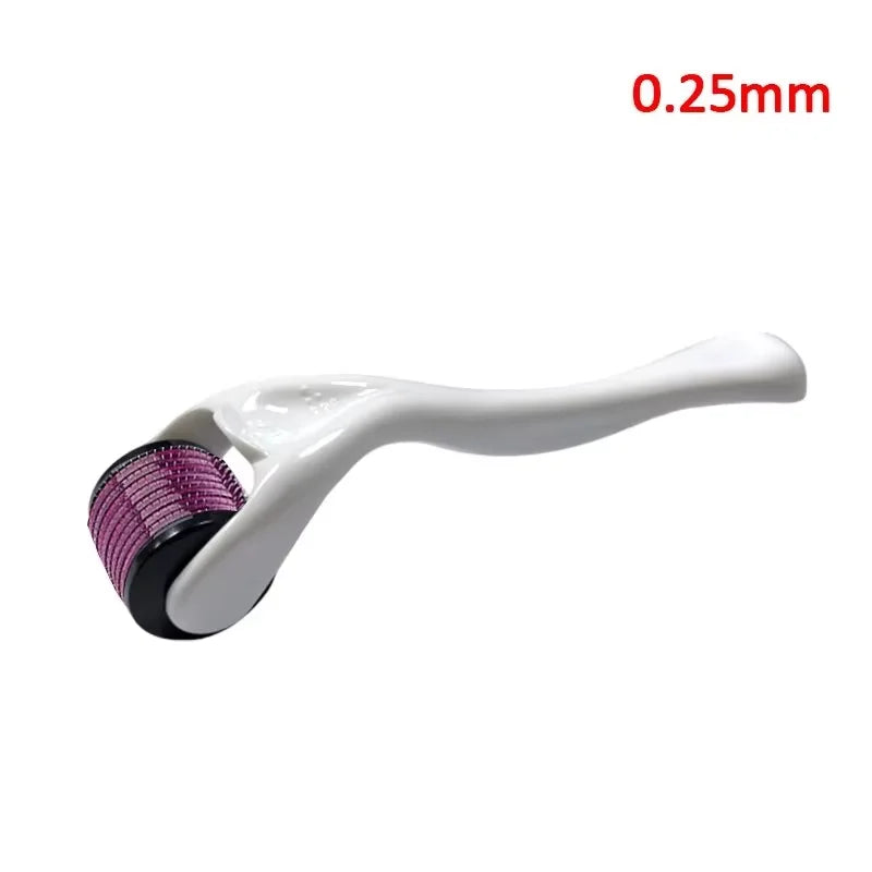 Microneedle Derma Roller - 540-Needle Facial, Body & Beard Skin Roller 0.2-0.3mm
