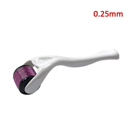 Microneedle Derma Roller - 540-Needle Facial, Body & Beard Skin Roller 0.2-0.3mm