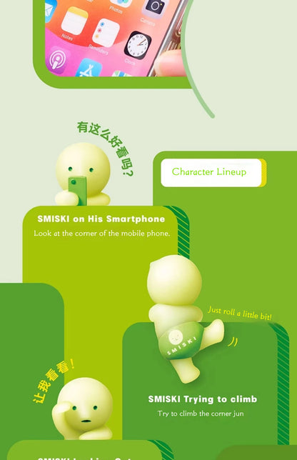 Smiski Hippers Luminous Elf Blind Box – Cute Mini Night Light Doll, Cartoon Figure Christmas Gift