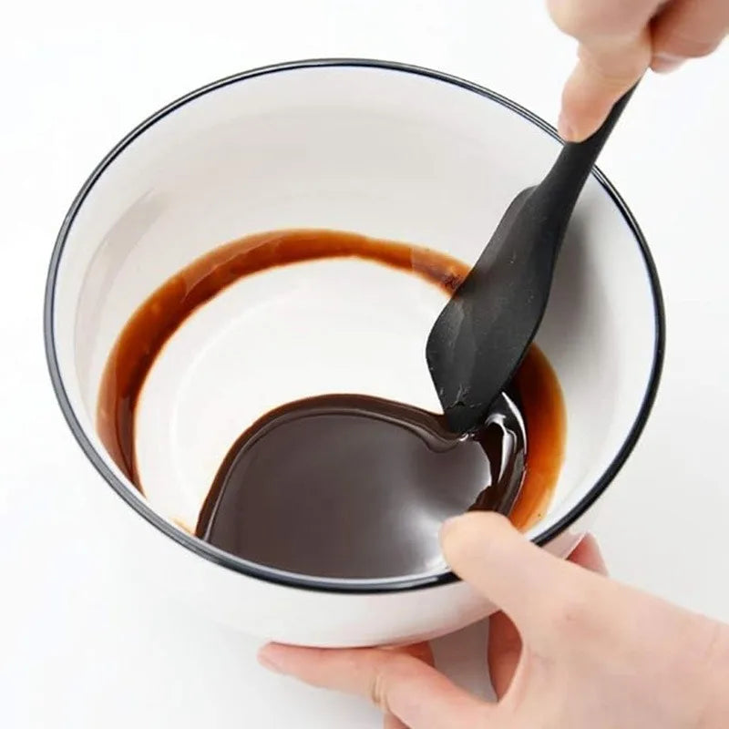 3-Piece Silicone Spatula Set – Non-Stick Kitchen Baking Tools for Cakes, Bread & Jam