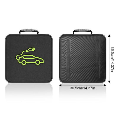 Waterproof Electric Car Charger Storage Bag – Fire Retardant EV Charging Cable & Socket Carry Case