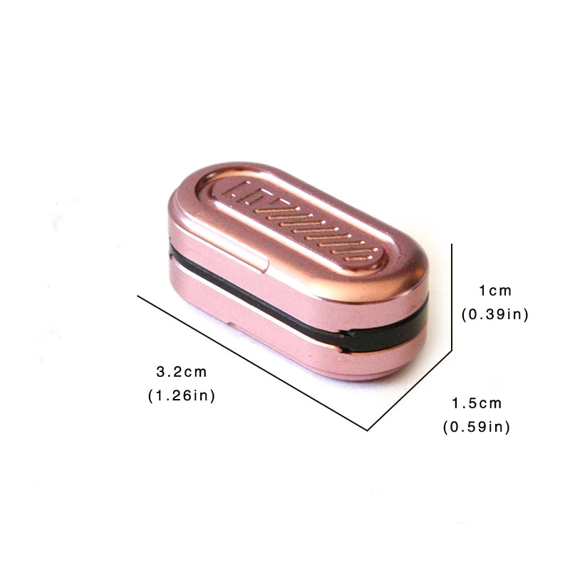 Metal Pod Fidget Slider - Stress Relief Desk Toy for Adults & Kids