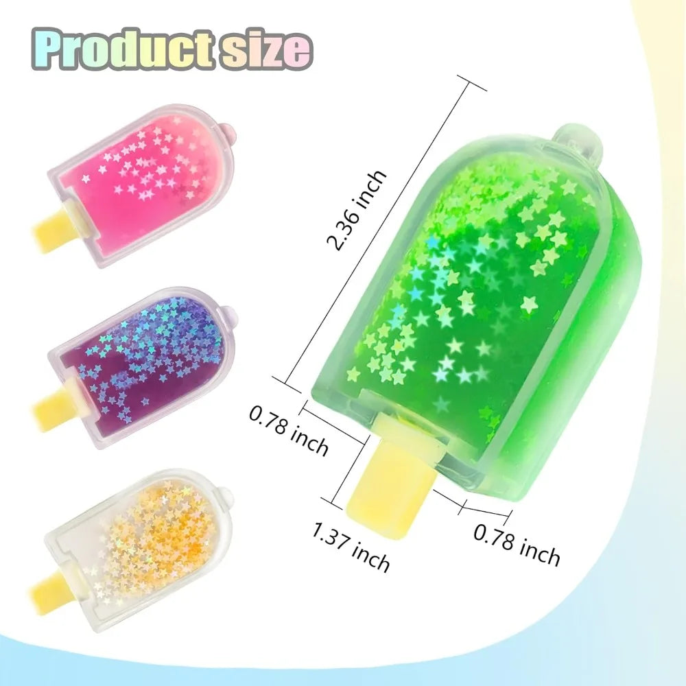 Kawaii Ice Cream Squishy Fidget Toy – Soft Stress Relief Sensory Toy for Kids & Adults, ADHD Anxiety Desk Decor Gift