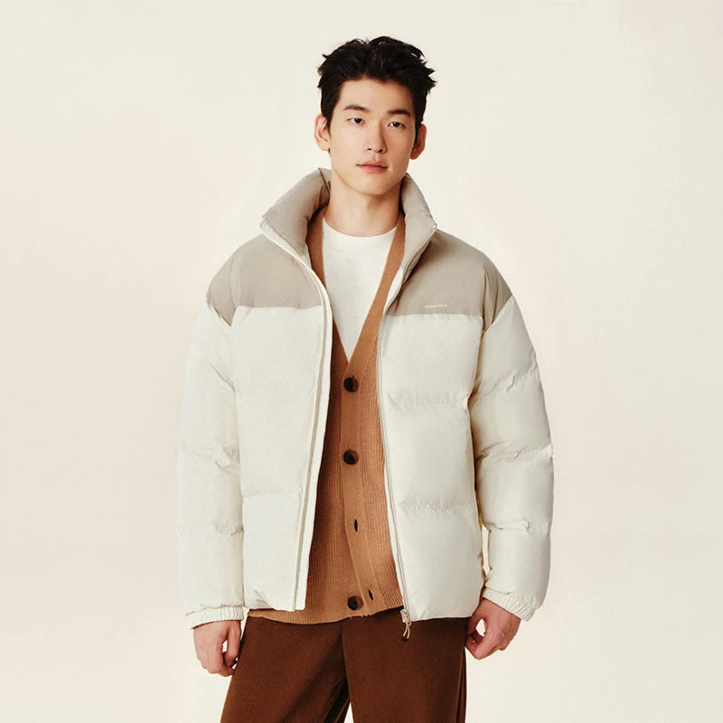 Semir 2024 Winter Down Jacket – Windproof, Waterproof Puffer Coat for Men and Women, Cold-Proof Outerwear for Couples