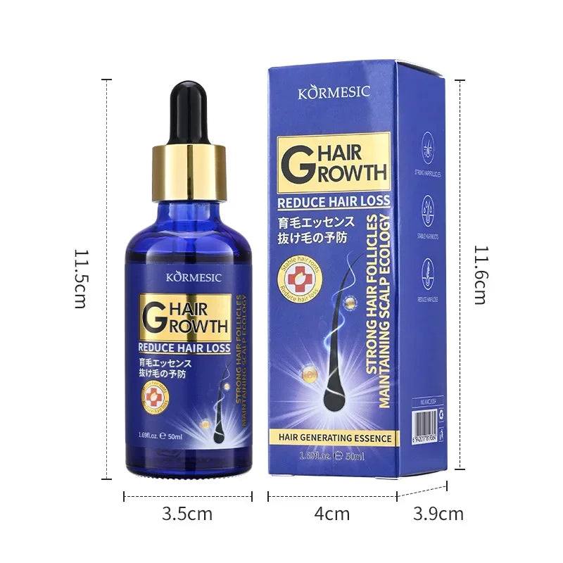 Hair Growth Serum Oil – Anti Hair Loss Treatment for Regrowth, Scalp Repair, Moisturizing & Nourishing Hair Care Solution