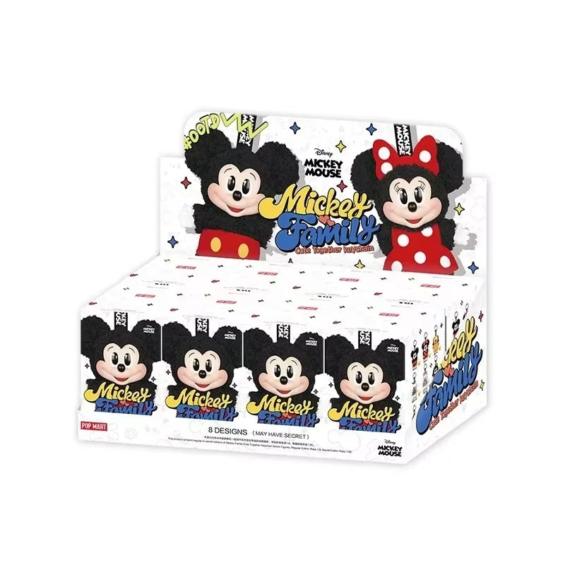 Genuine Pop Mickey Family Keychain Blind Box – Cute Vinyl Anime Figure Decoration Collectible Kid Gift Series