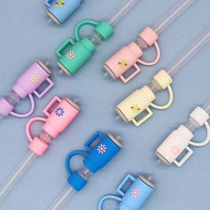 5PCS Large 10mm Diameter Silicone Straw Caps: Leakproof Ice Bullock Accessories