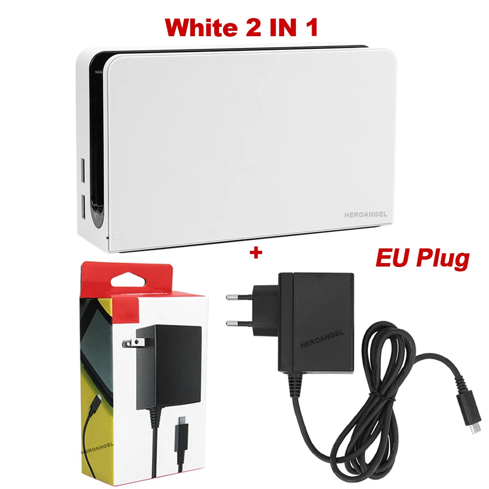 New Charging Dock Adapter for Nintendo Switch OLED – TV Dock Station Stand for Switch OLED Console