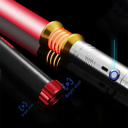 RGB Metal Lightsaber Toy – 15-Color Changing Laser Sword with Sound Effects, Force FX Jedi Blaster Gift for Kids