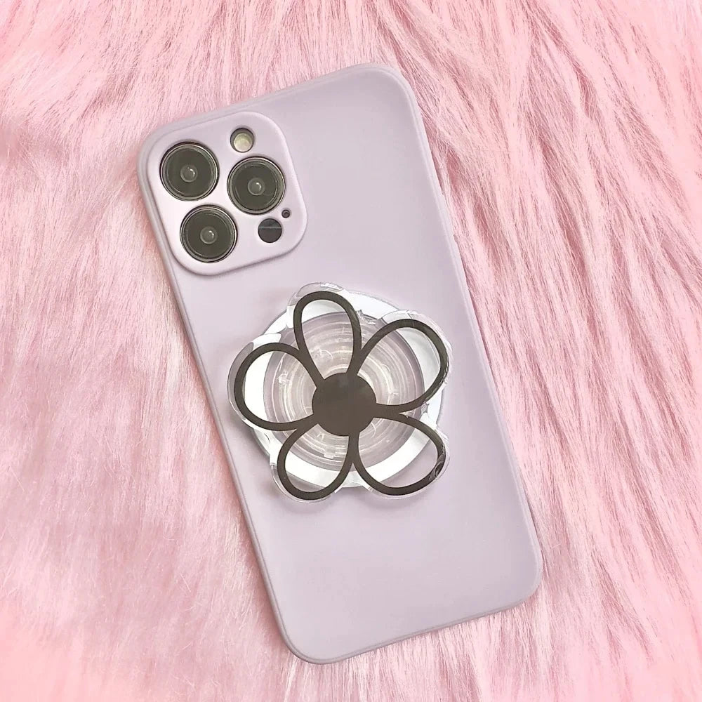 Korean Smile Flower MagSafe Magnetic Phone Grip & Stand – Universal Smart Tok Holder