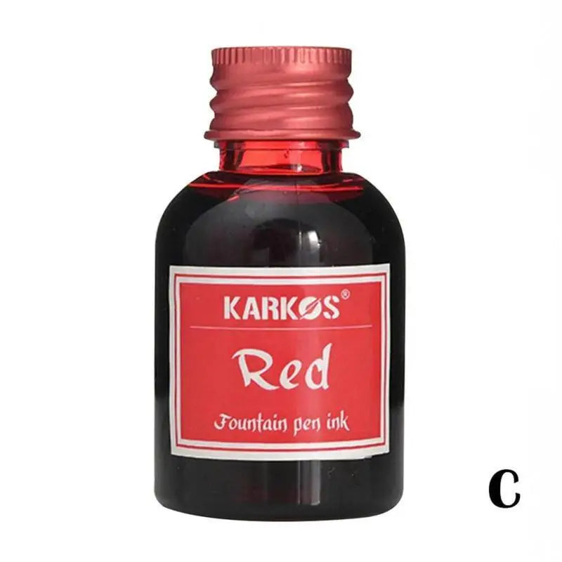 Pure Colorful Fountain Pen Ink — High-Quality 20/30/70ml Refill for Calligraphy, Writing & School Stationery